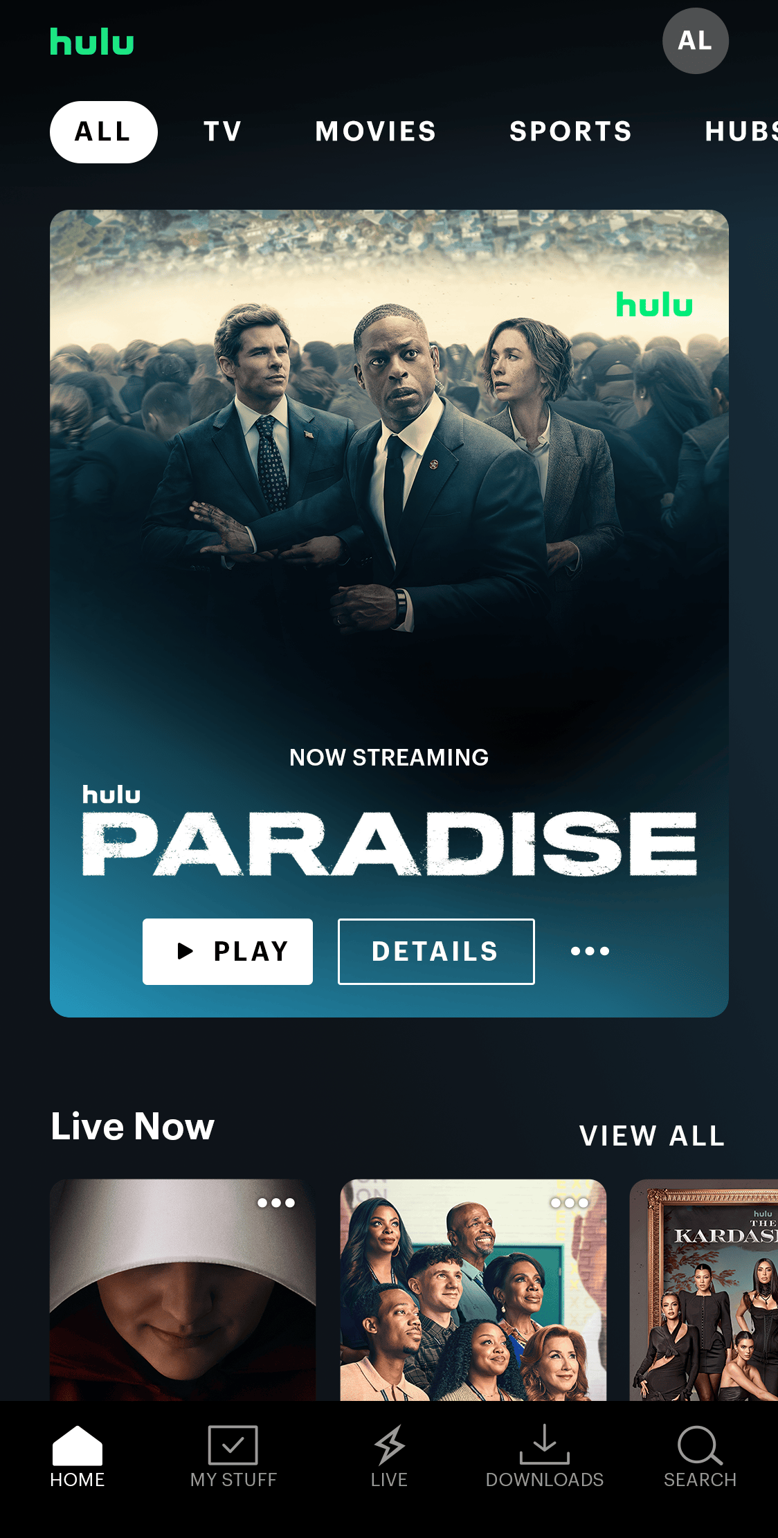Streaming Experience — Hulu.com